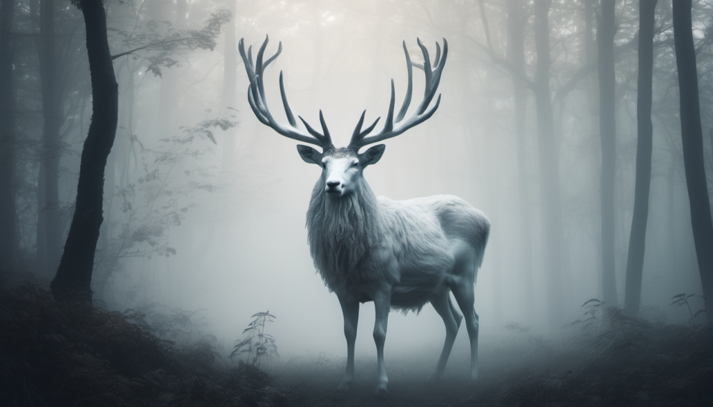 Nightbringer | Vit hjort.